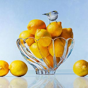 thumbnail of Golden-crowned Kinglet & Lemons